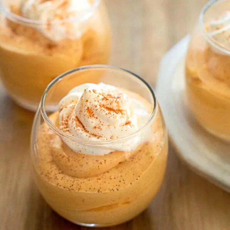 Pumpkin pie mousse