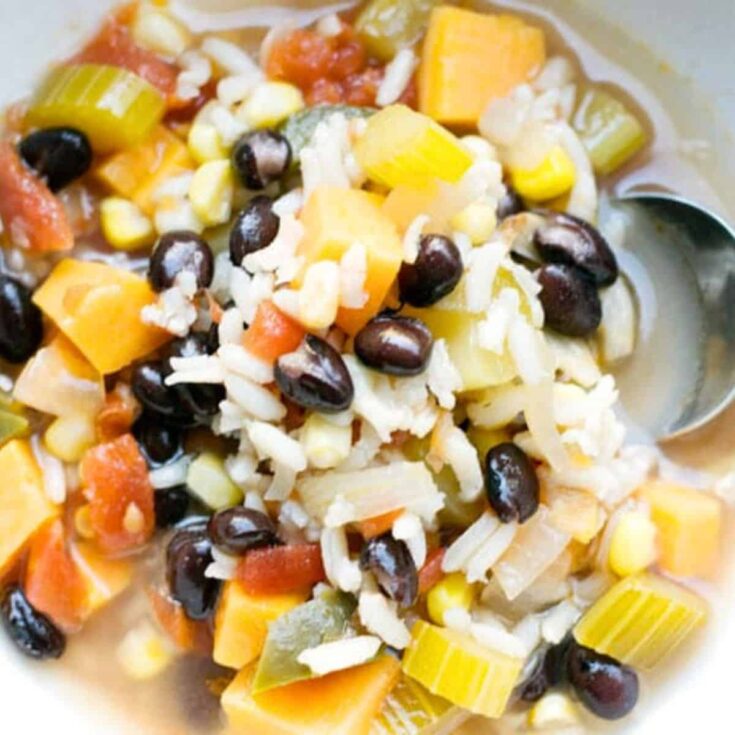 Southwestern soup with smoky Tex-Mex flavors