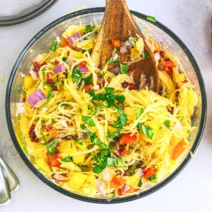 Spaghetti squash salad