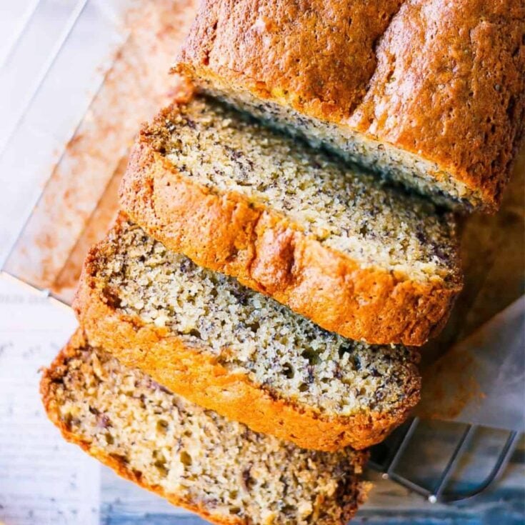Banana bread made after reading these Fall baking recipes