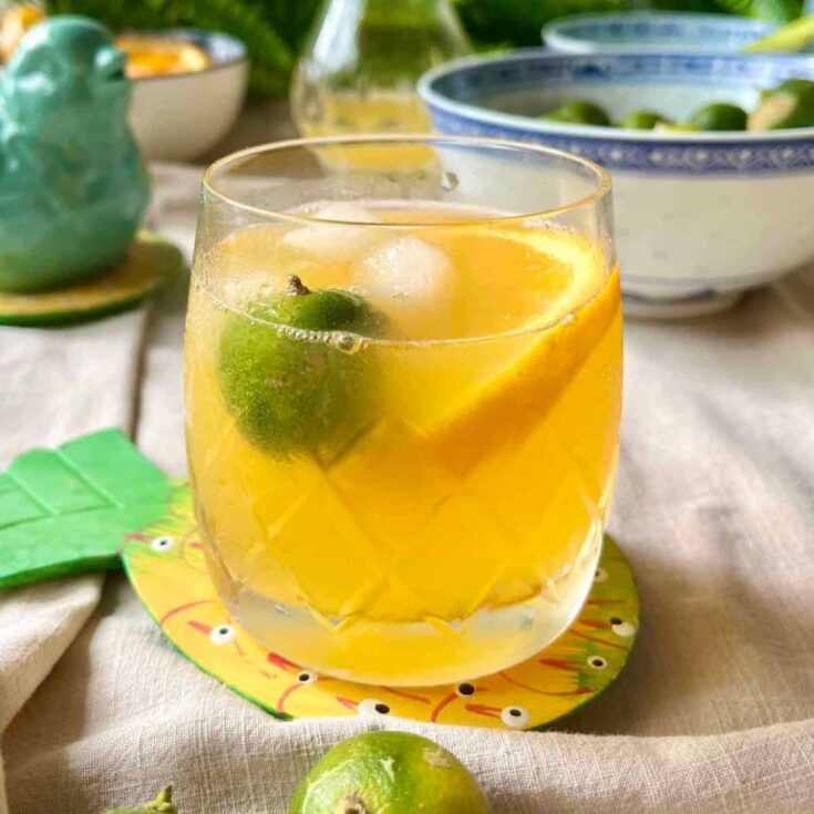 A glass of Calamansi juice
