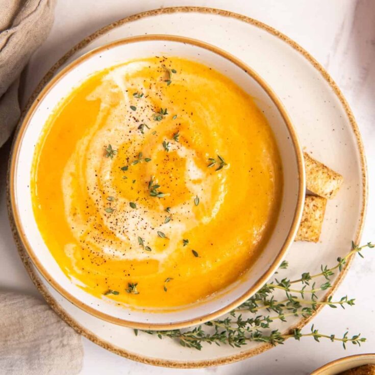 Carrot fall soup