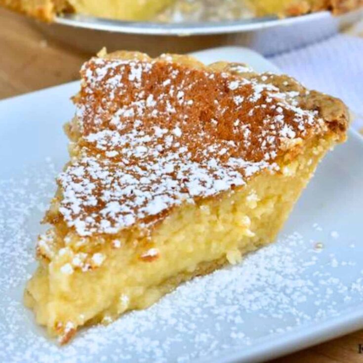A slice of Chess pie