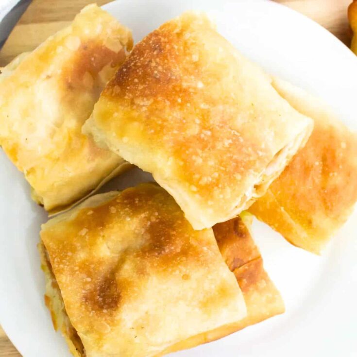 Classic Croatian apple strudel