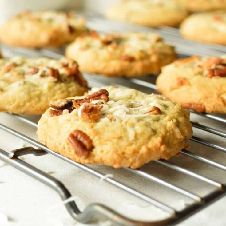 Coconut pecan cookies