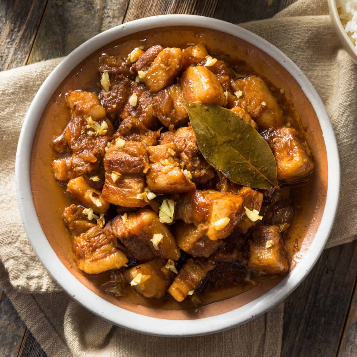 Pork adobo made after reading these Filipino recipes