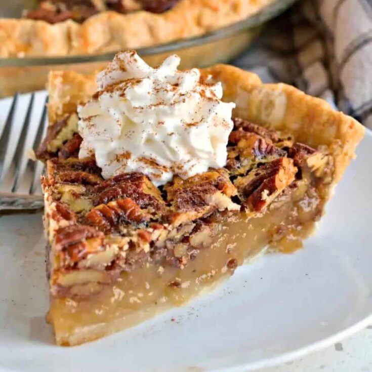 A slice of Southern pecan pie