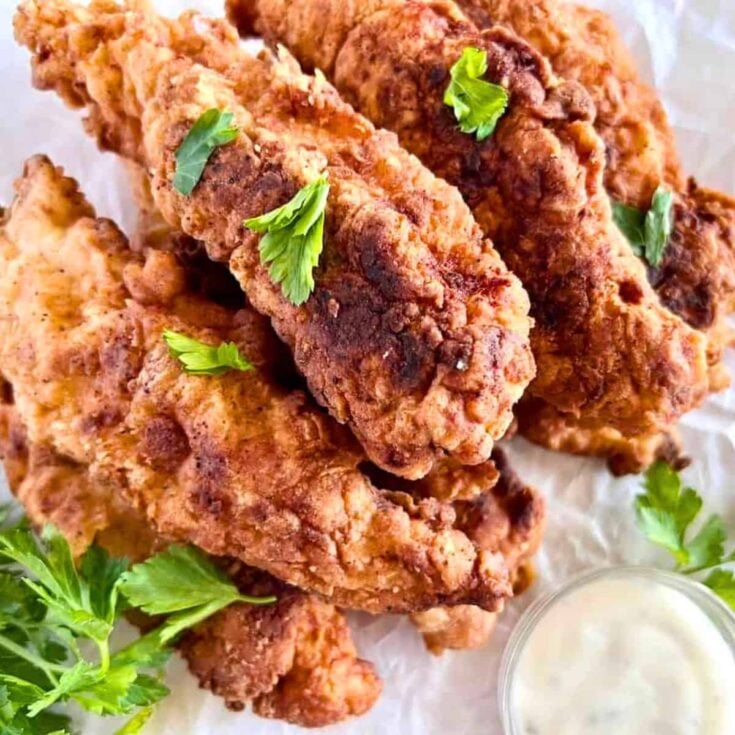 Fried buttermilk chicken tenders