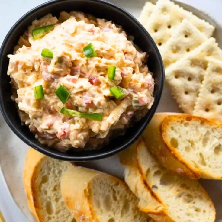 Homemade jalapeno pimento cheese