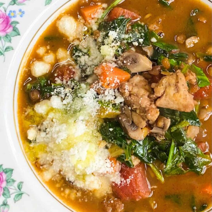 Lentil fall soup