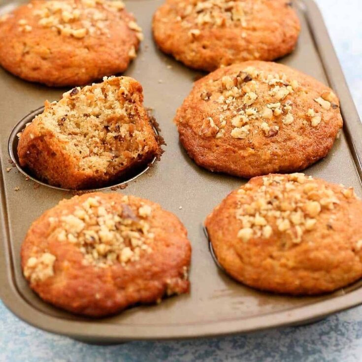 Persimmon muffins made after reading these Fall baking recipes