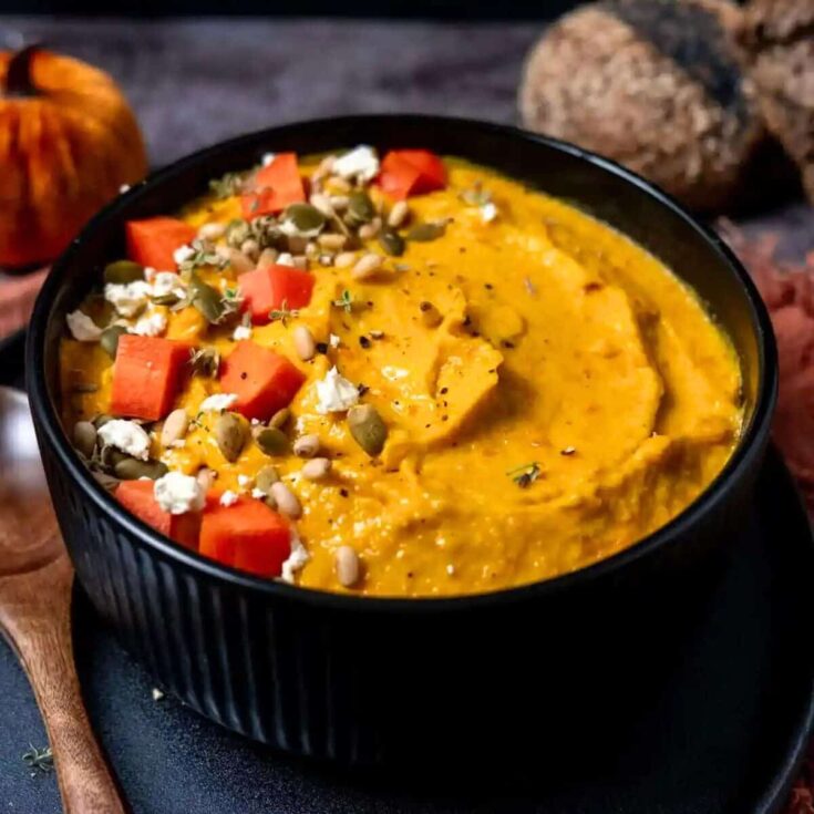 Pumpkin and carrot soup