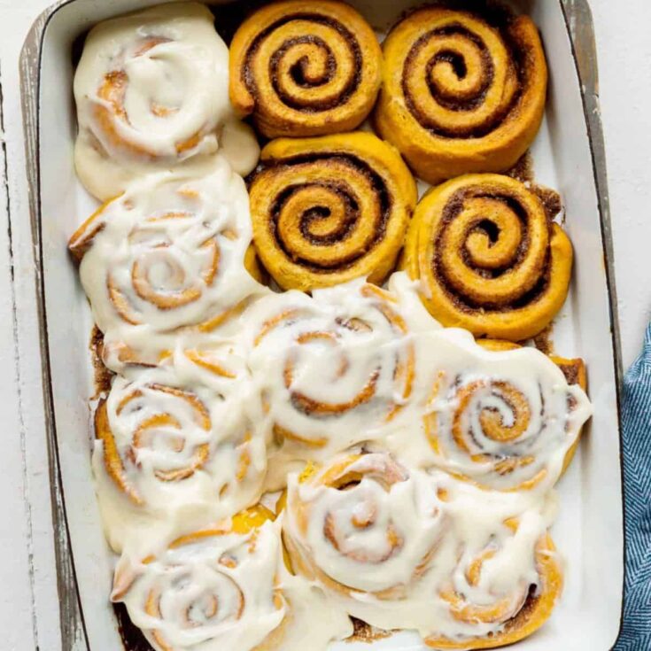Pumpkin cinnamon rolls