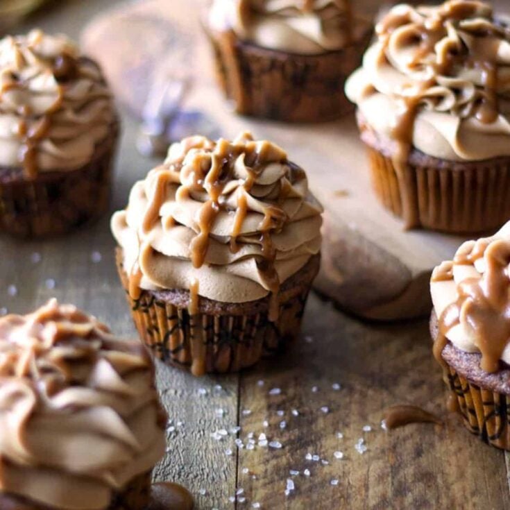Pumpkin espresso cupcakes