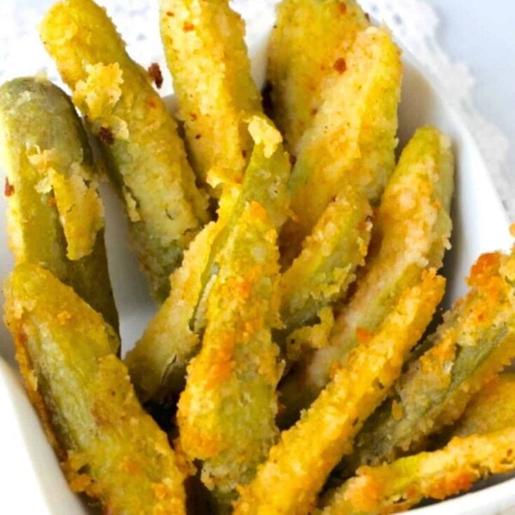Restaurant-style easy fried pickles