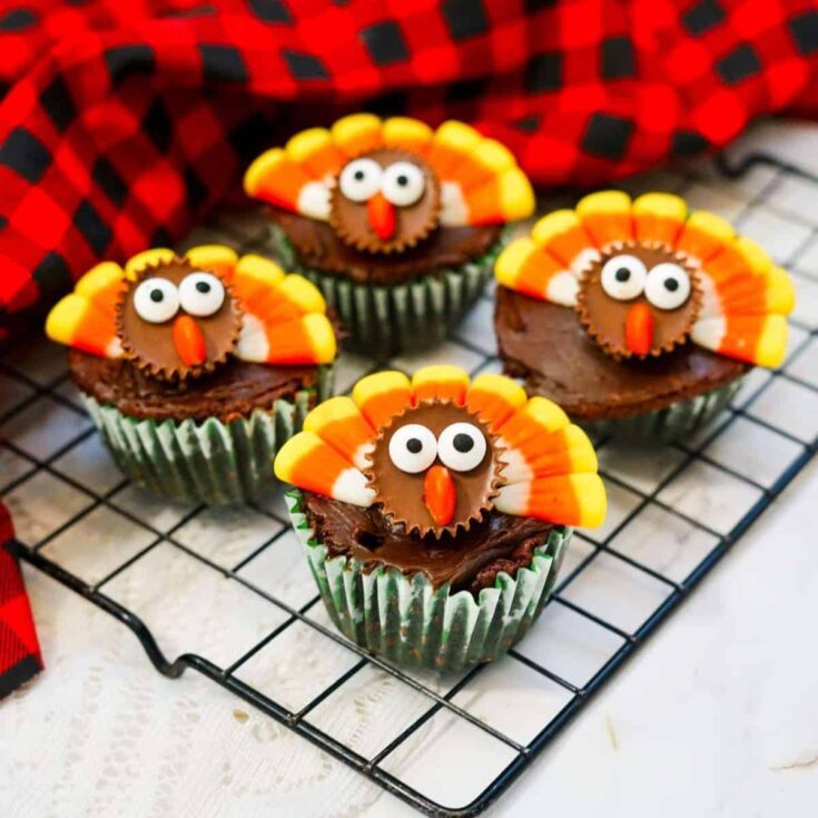 Terrific turkey cupcakes