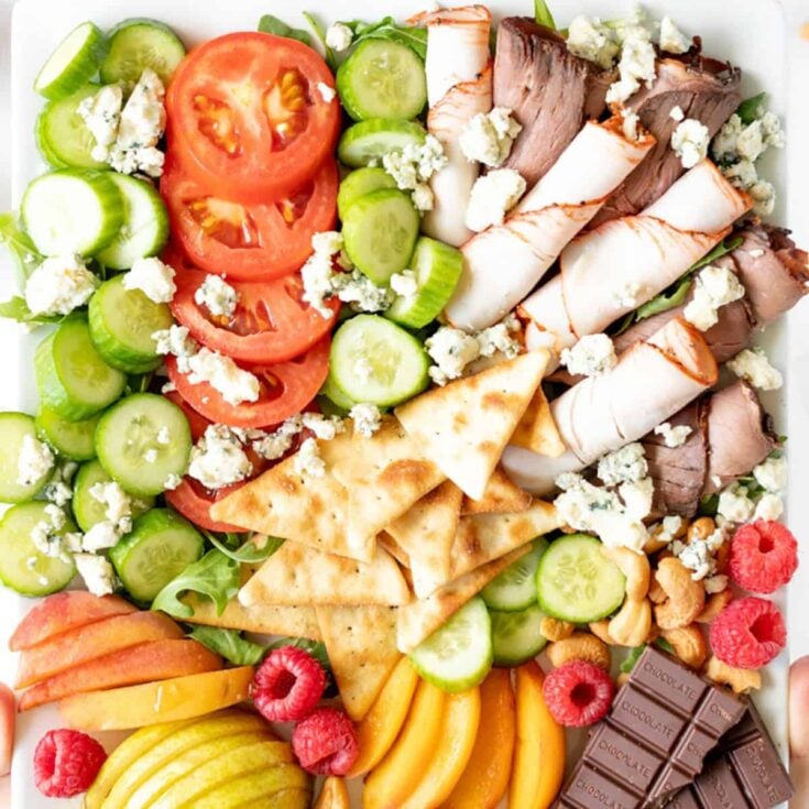 Charcuterie board perfect for date night