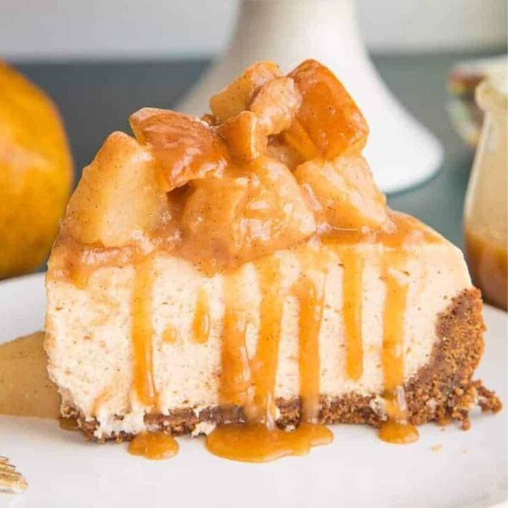 Cinnamon Thanksgiving cheesecake