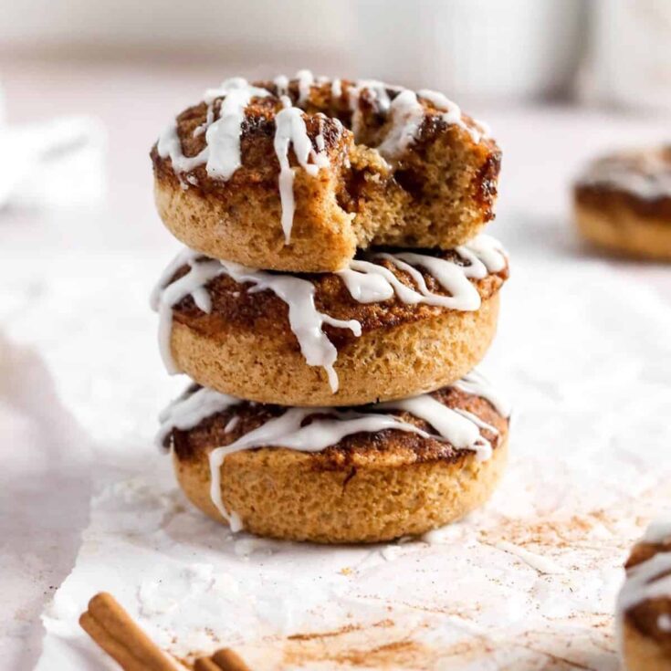 Cinnamon roll donuts made after reading these donut recipes