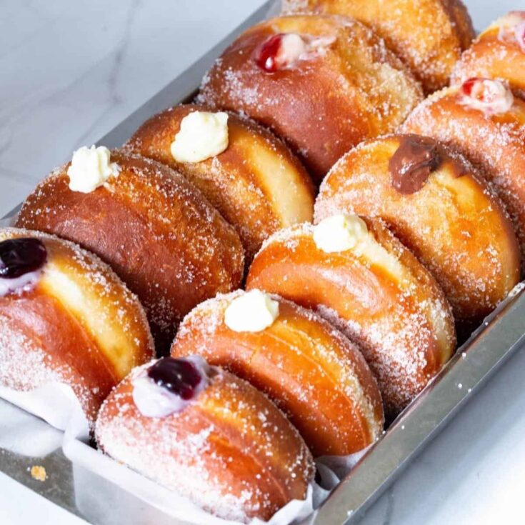 Cream filled donuts