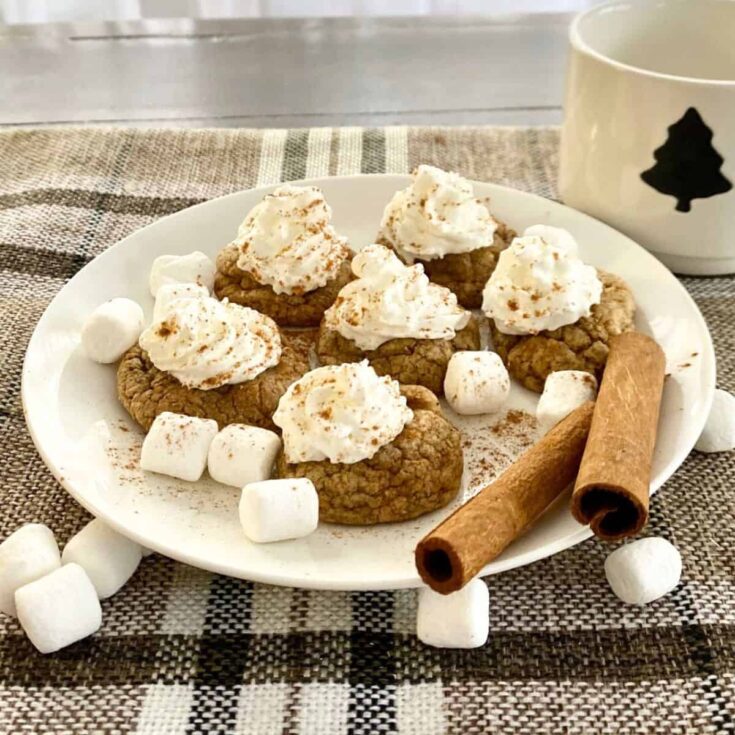 Gingerbread latte cake mix cookies