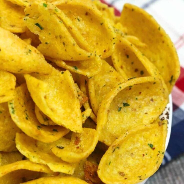 Four ingredient corn chips