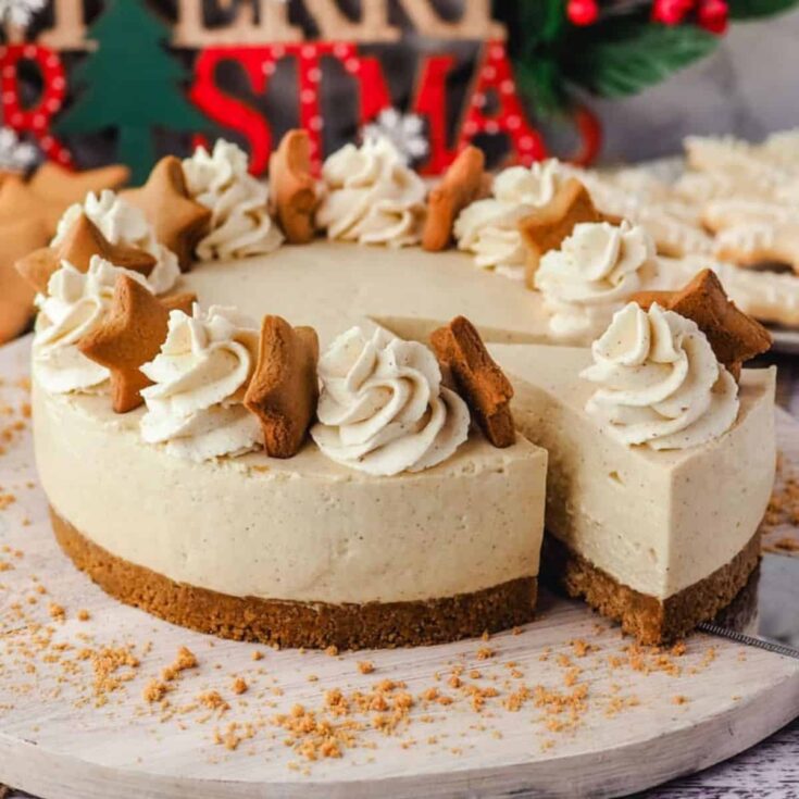 Gingerbread cheesecake