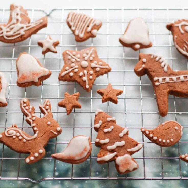 Gluten and dairy free gingerbread cookies