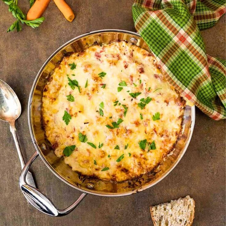 Hot Reuben dip made after reading these Crockpot appetizers