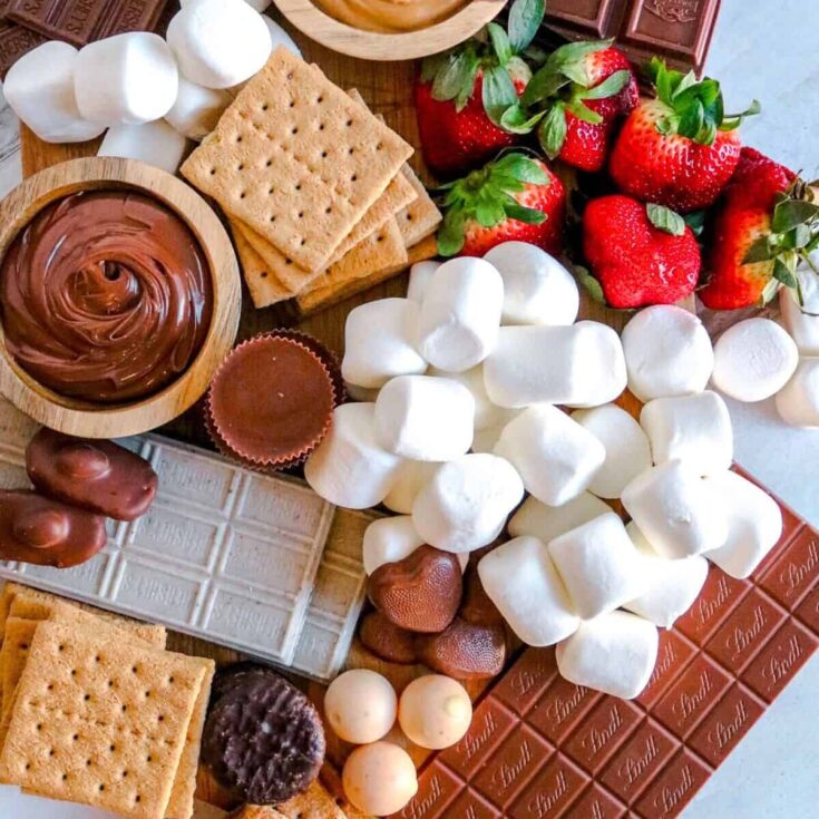 Charcuterie s'mores board