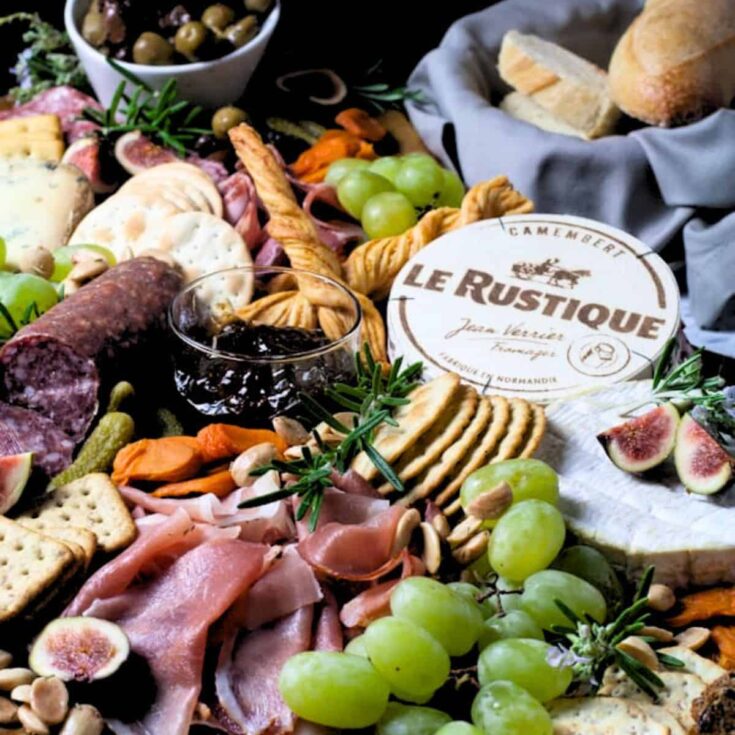 Authentic charcuterie board