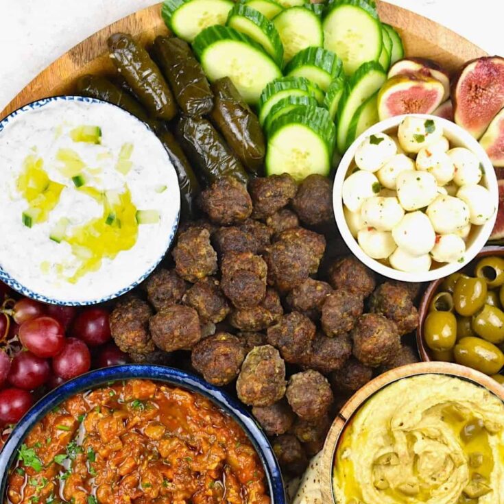 Mediterranean charcuterie board