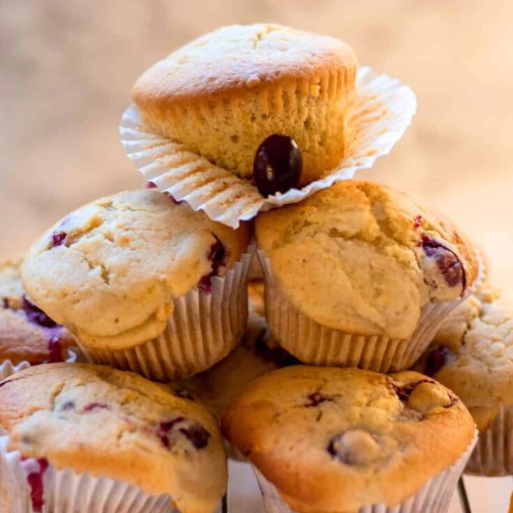 Orange cranberry muffins
