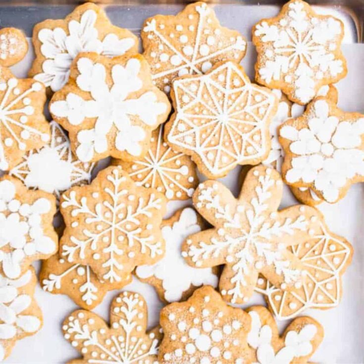 Pepperkaker Norwegian gingerbread cookies
