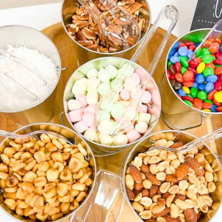 Trail mix bar
