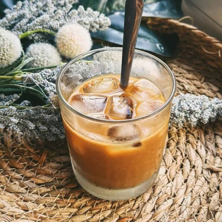 Vietnamese iced coffee drink