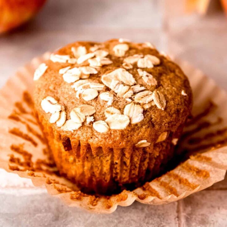 Apple cinnamon protein muffins