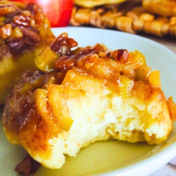 Caramel apple biscuits