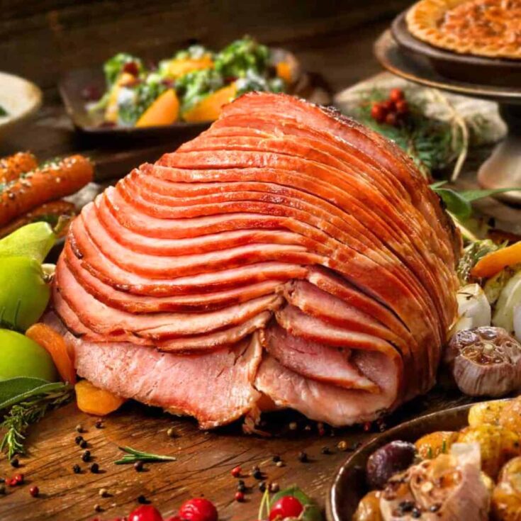 Dr. Pepper ham made after reading these Christmas crockpot recipes
