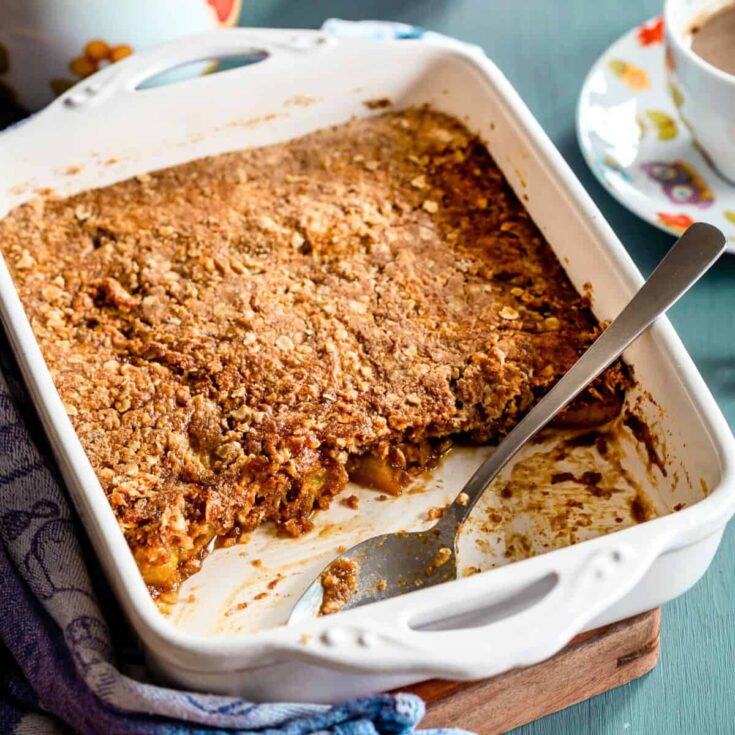 Fresh peach dump cake made after reading these peach dessert recipes
