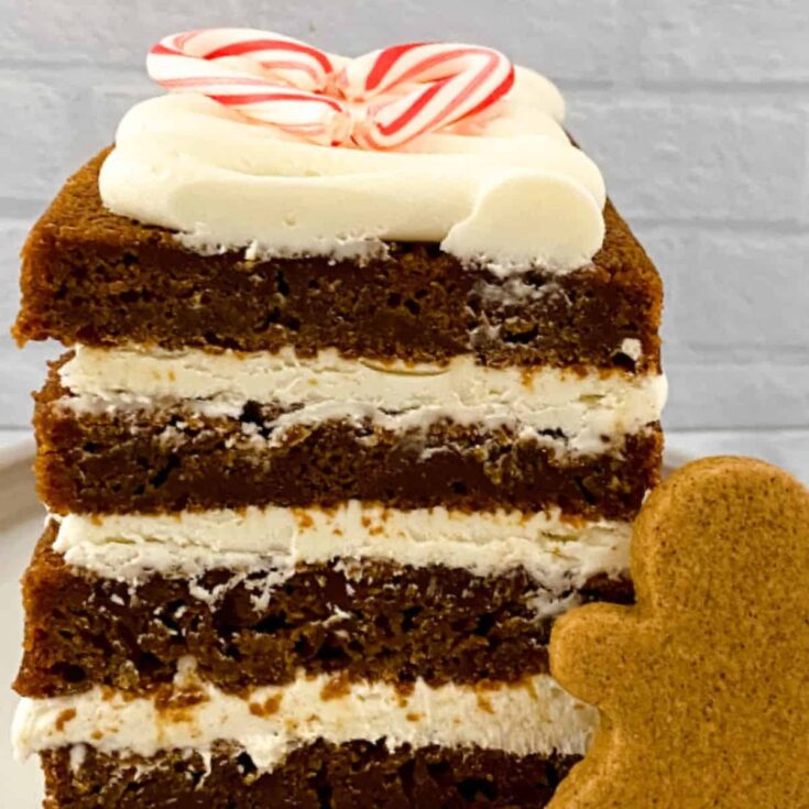 Gingerbread layered cake