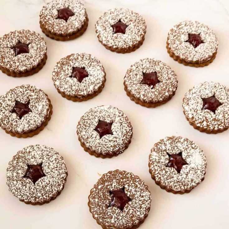 Gingerbread sandwich cookies