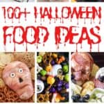 A collage of Halloween food ideas