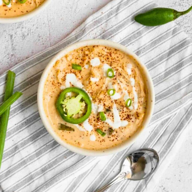 Jalapeno popper chicken winter soup