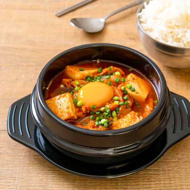 Kimchi soup, made after reading these Winter soups