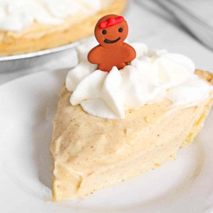 No-bake gingerbread cream pie