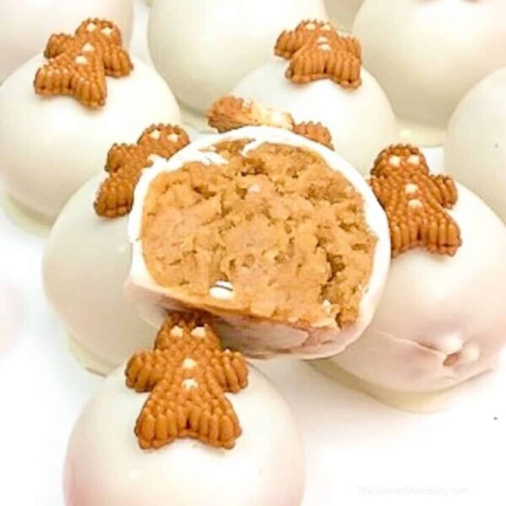 Oreo gingerbread truffles