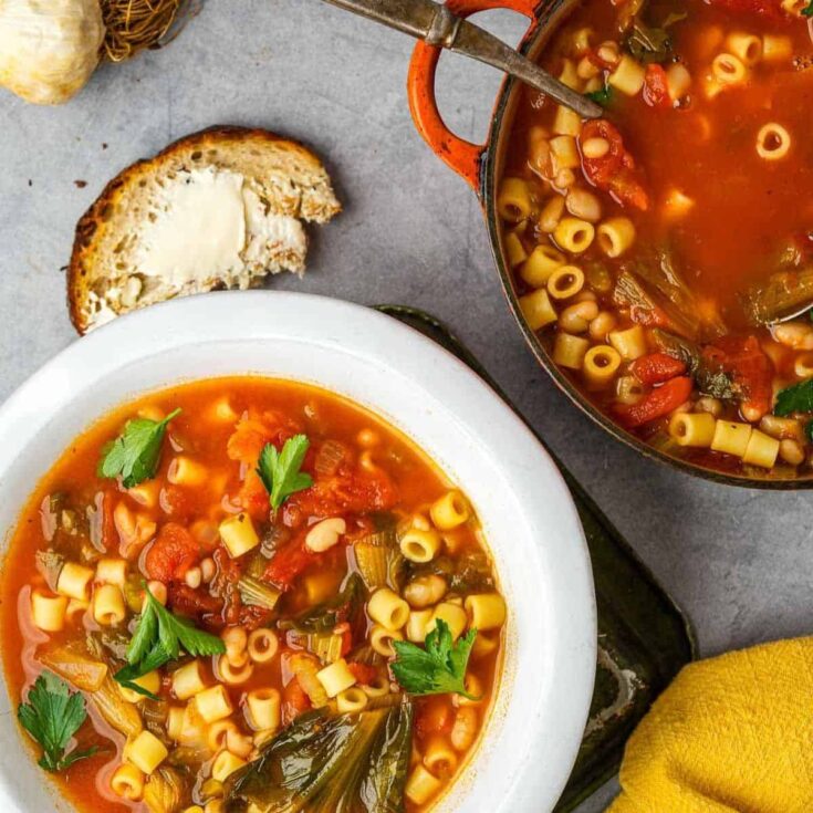 Escarole and bean soup