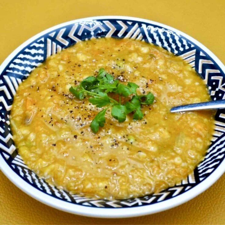 Winter vegetable soup