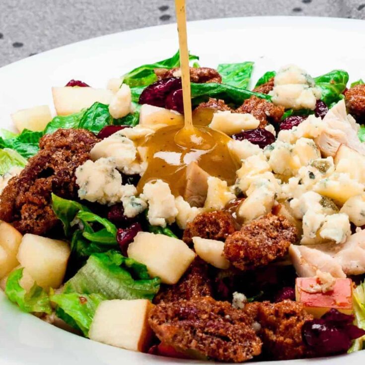 Apple pecan salad made after reading these sweet and savory apple recipes